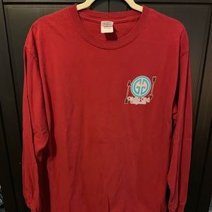 Red long sleeve shirt
